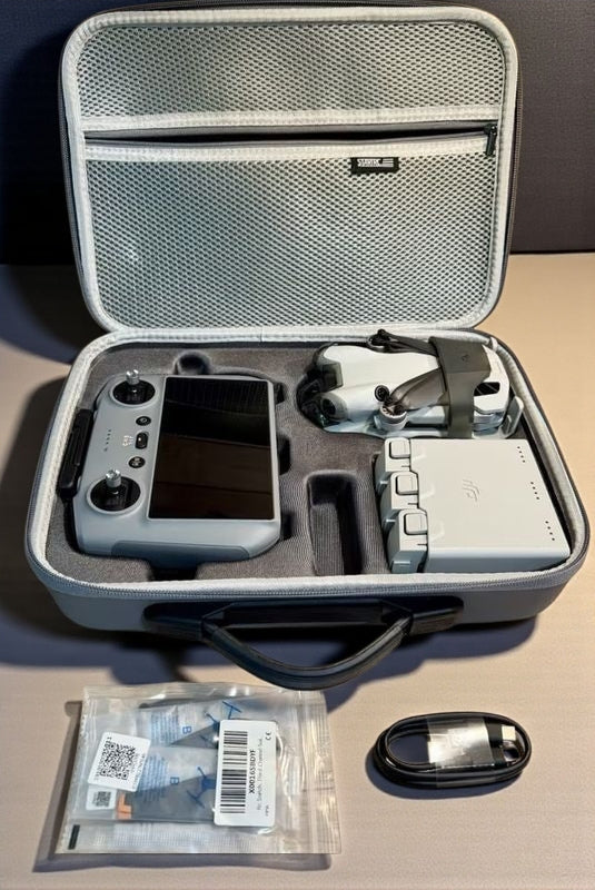 DJI Mini 4 Pro Drone Bundle with U.S. Firmware | RC2 Remote Controller with 5.5" Display | Includes 3 Intelligent Flight Batteries
